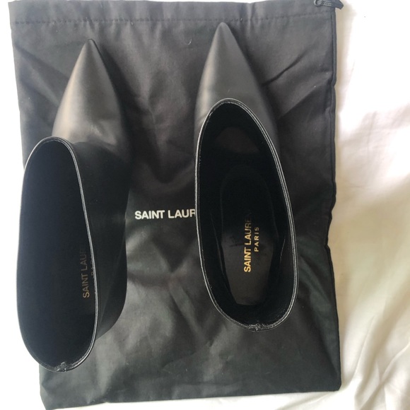 Saint Laurent Pierre Ankle Stiletto Booties - Picture 2 of 3